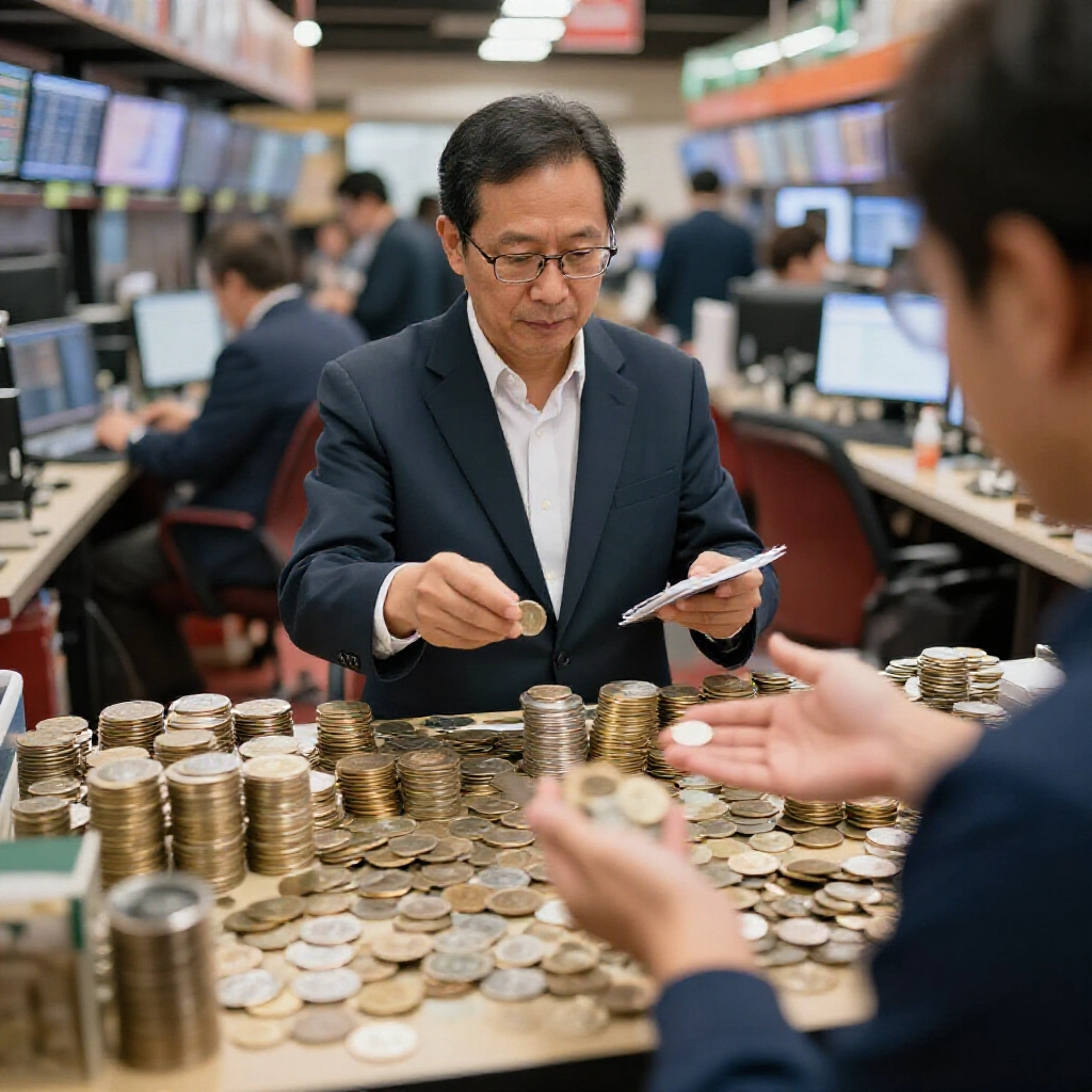 幣商在中介角色下,低價收購玩家大堆神幣,再高價賣給買家熱鬧交易中